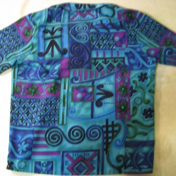 Vintage Truffles Abstract Geometric Hawaiian Shirt - Picture 4 of 6